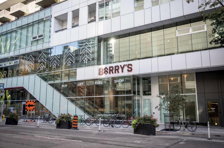 OUTSIDE THE TORONTO LOCATION AT 310 RICHMOND STREET WEST. PHOTO: BARRY'S BOOTCAMP