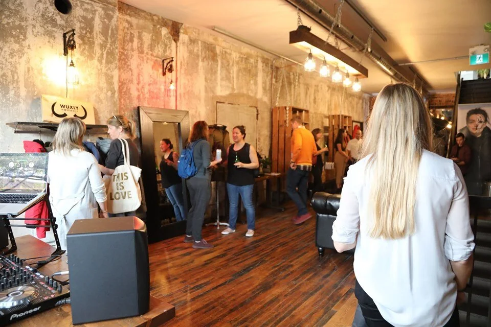 Opening event in the new Queen Street space in Toronto. PHOTO: WUXLY MOVEMENT