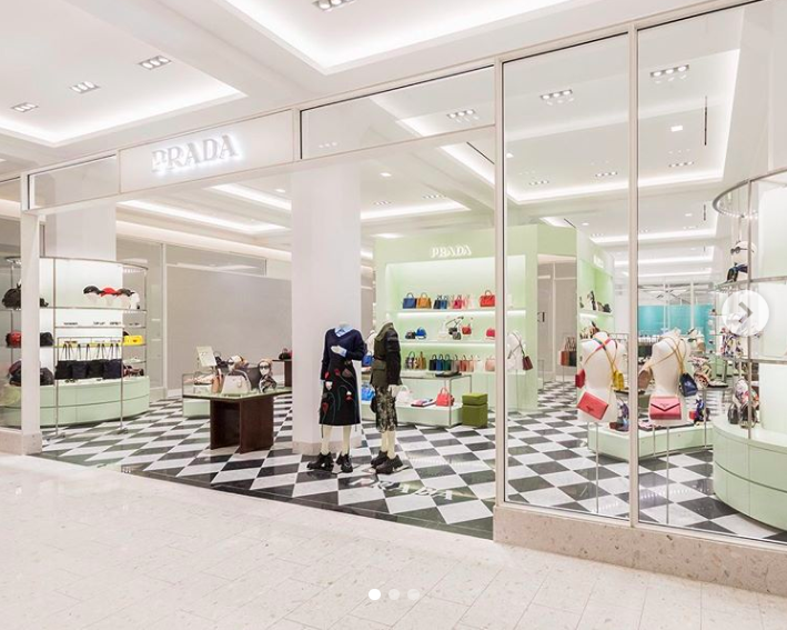  Ground-floor Prada boutique . Photo: Holt Renfrew Ogilvy via Instagram 