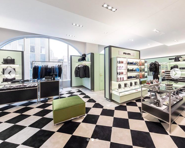 Fourth-floor men’s Prada boutique . Photo: Holt Renfrew Ogilvy via Instagram