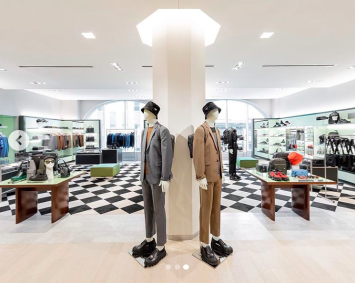 Fourth-floor men’s Prada boutique . Photo: Holt Renfrew Ogilvy via Instagram