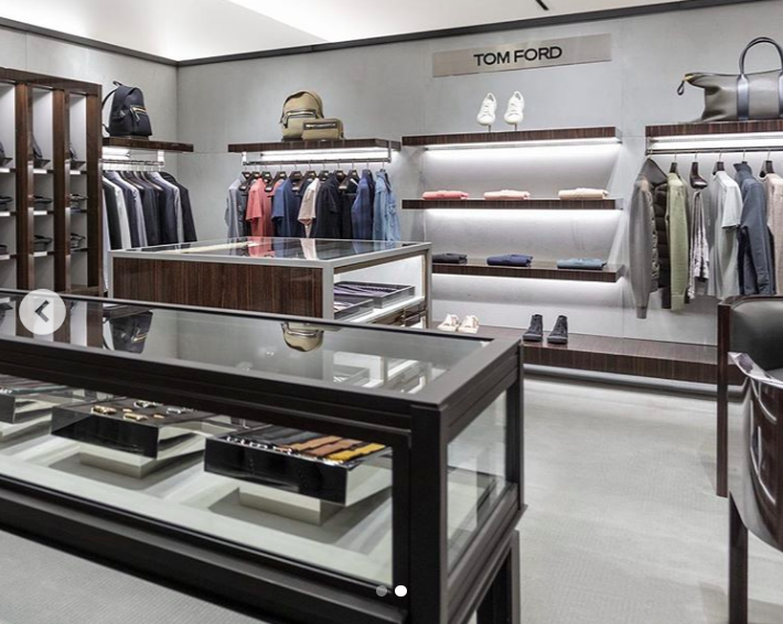 Fourth-floor men’s Tom Ford boutique . Photo: Holt Renfrew Ogilvy via Instagram