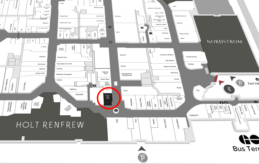 Click image for interactive Yorkdale Mall Map