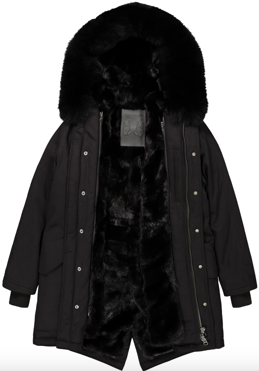 photo: true outliers website (mink lined parka)