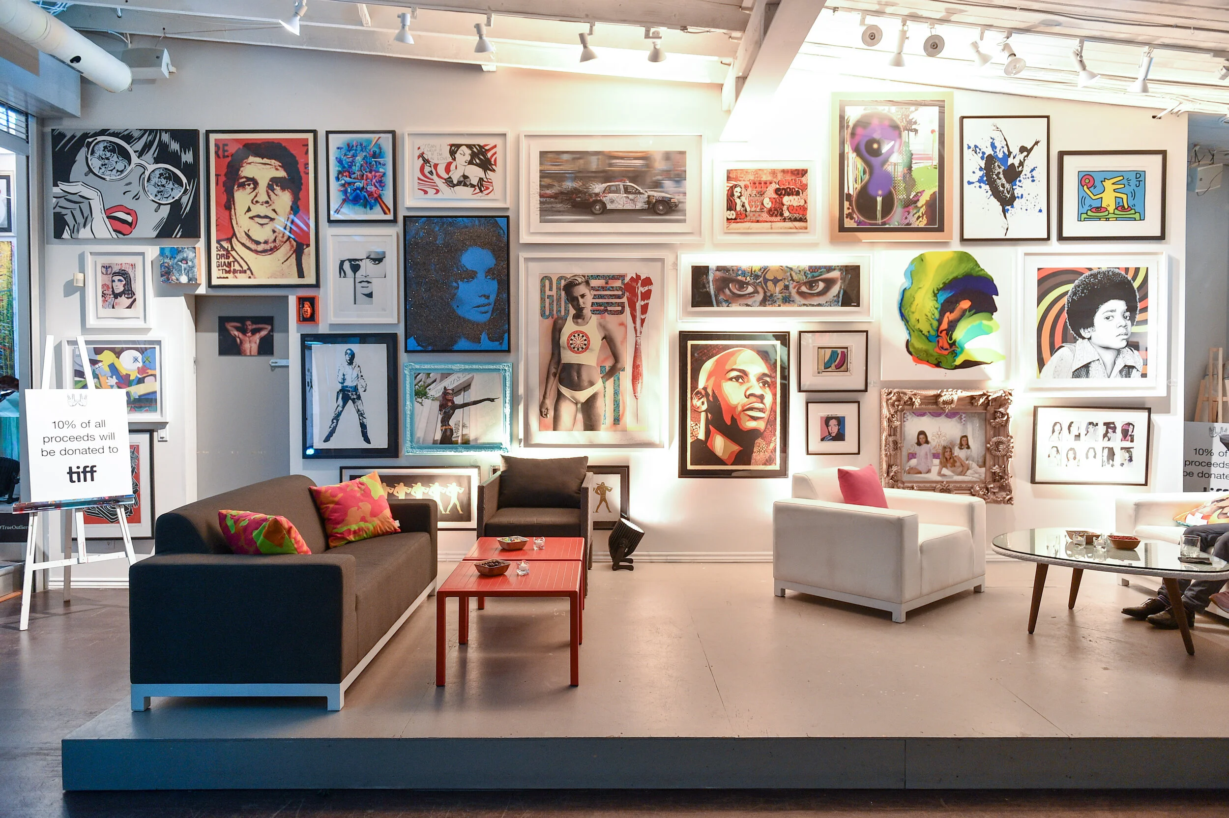 true outliers event space. photo: george pimentel