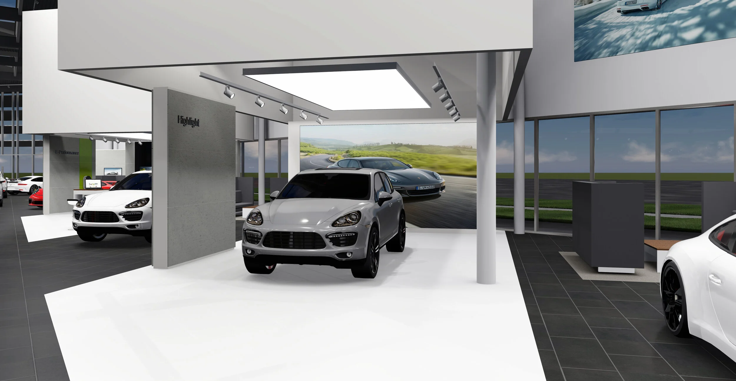 Rendering: Pfaff Porsche/Cadillac Fairview