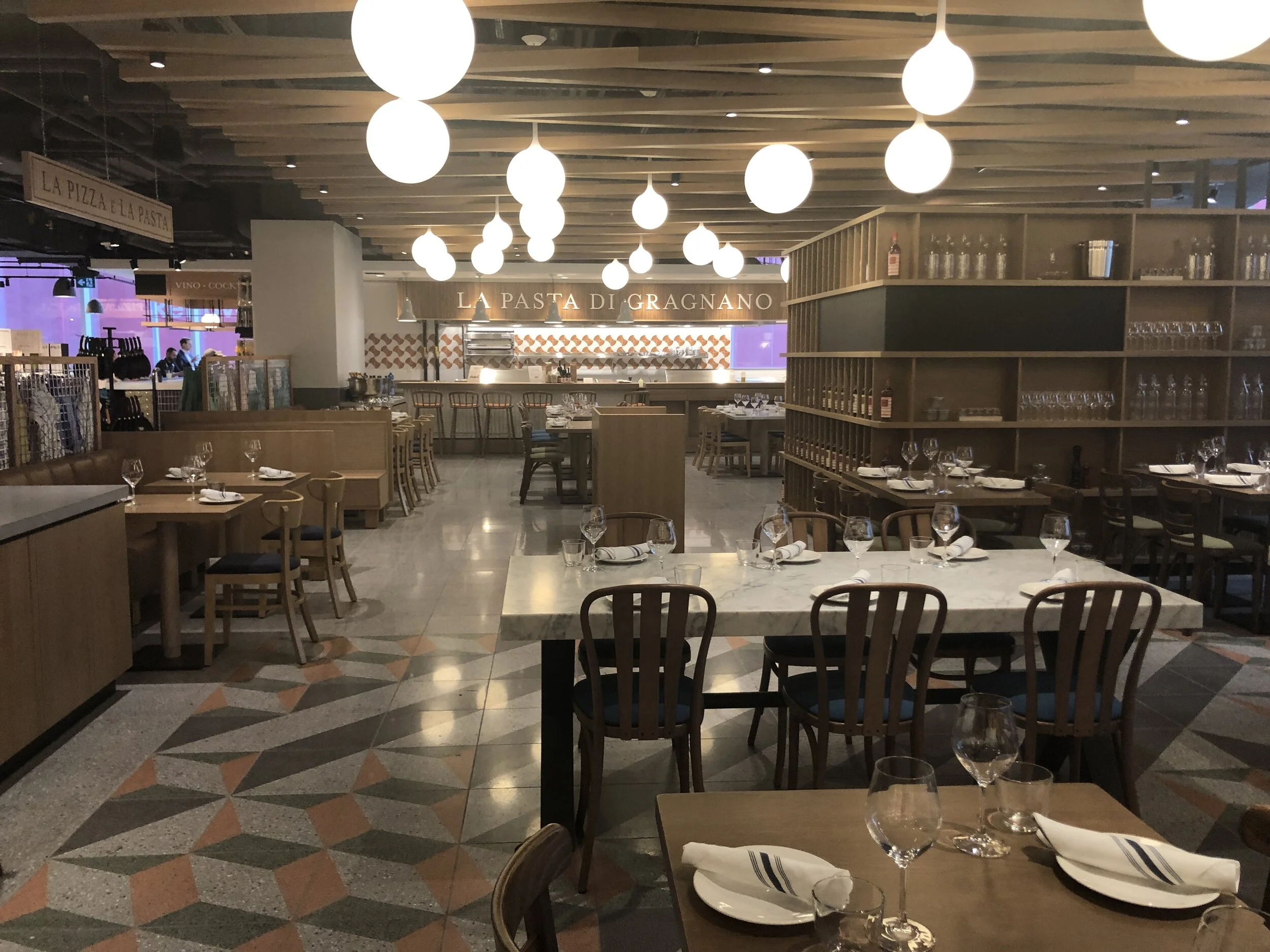 Pasta restaurnat at Eataly. Photo: Jessica Finch