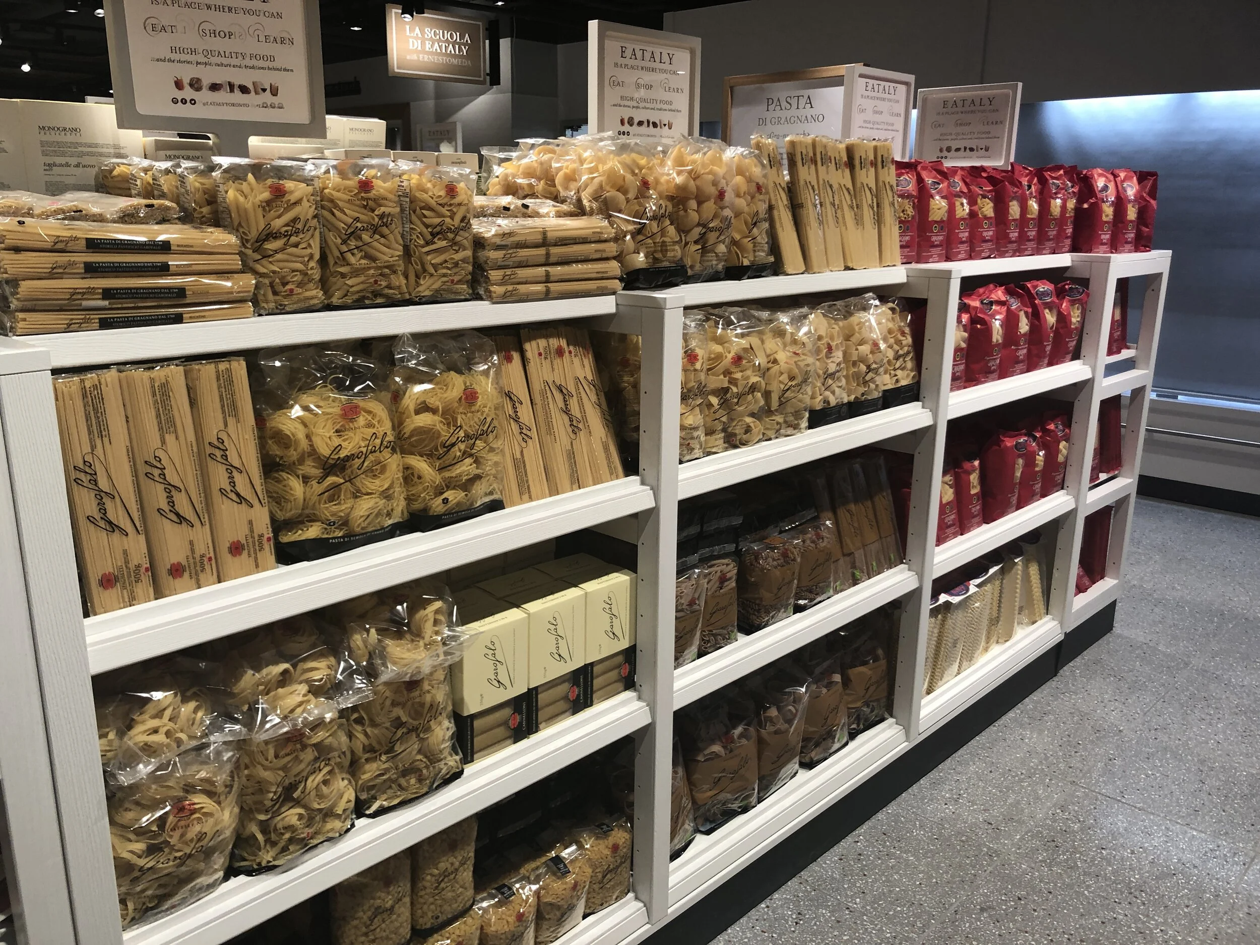 Grocery area at Eataly. Photo: jessica finch