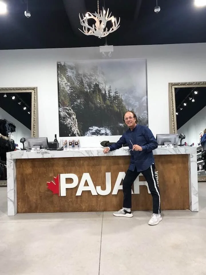 Michel golbert at the Pajar store at Toronto Premium Outlets. Photo: Pajar