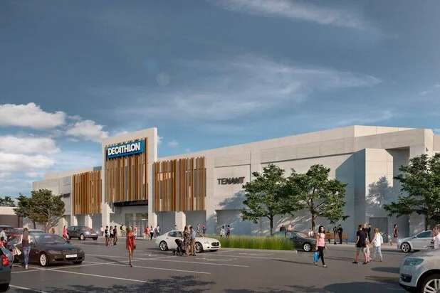 DECATHLON’S NEW MAPLEVIEW CENTRE STORE RENDERING: IVANHOÉ CAMBRIDGE