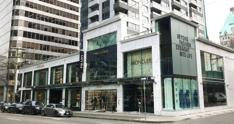 The Carlyle luxury complex on Alberni Street in Vancouver. Photo: Lee &amp; Associates