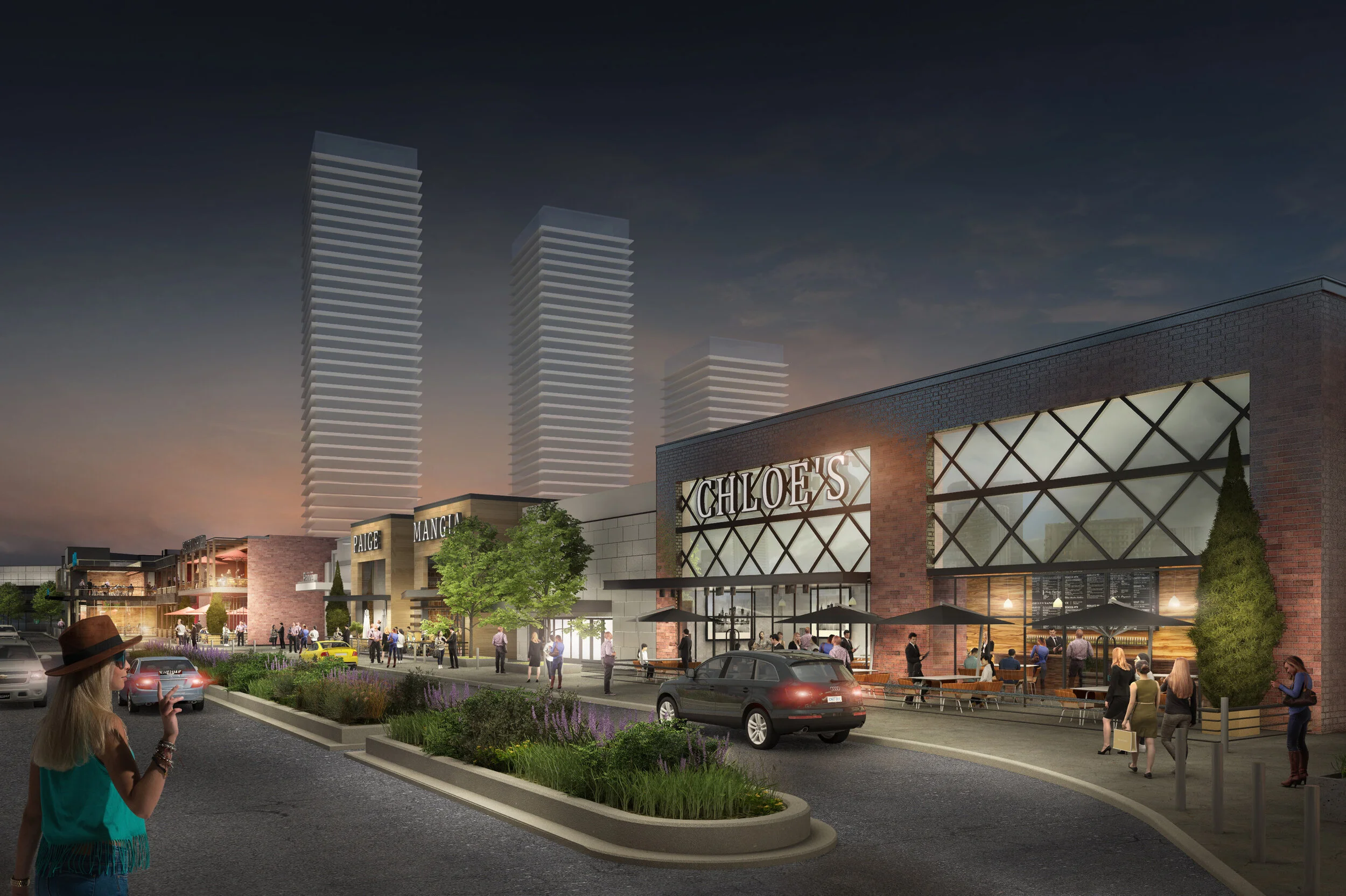 rendering: cf fairview mall