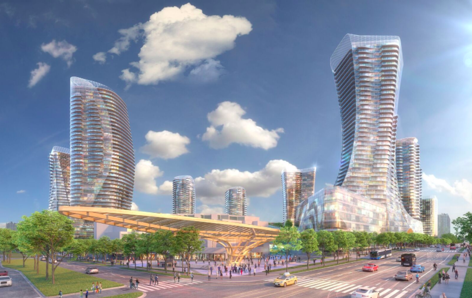 rendering of oakridge centre. rendering: wonderwall