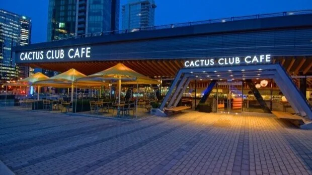 cactus club cafe, burrand landing, vancouver. photo: burrand landing