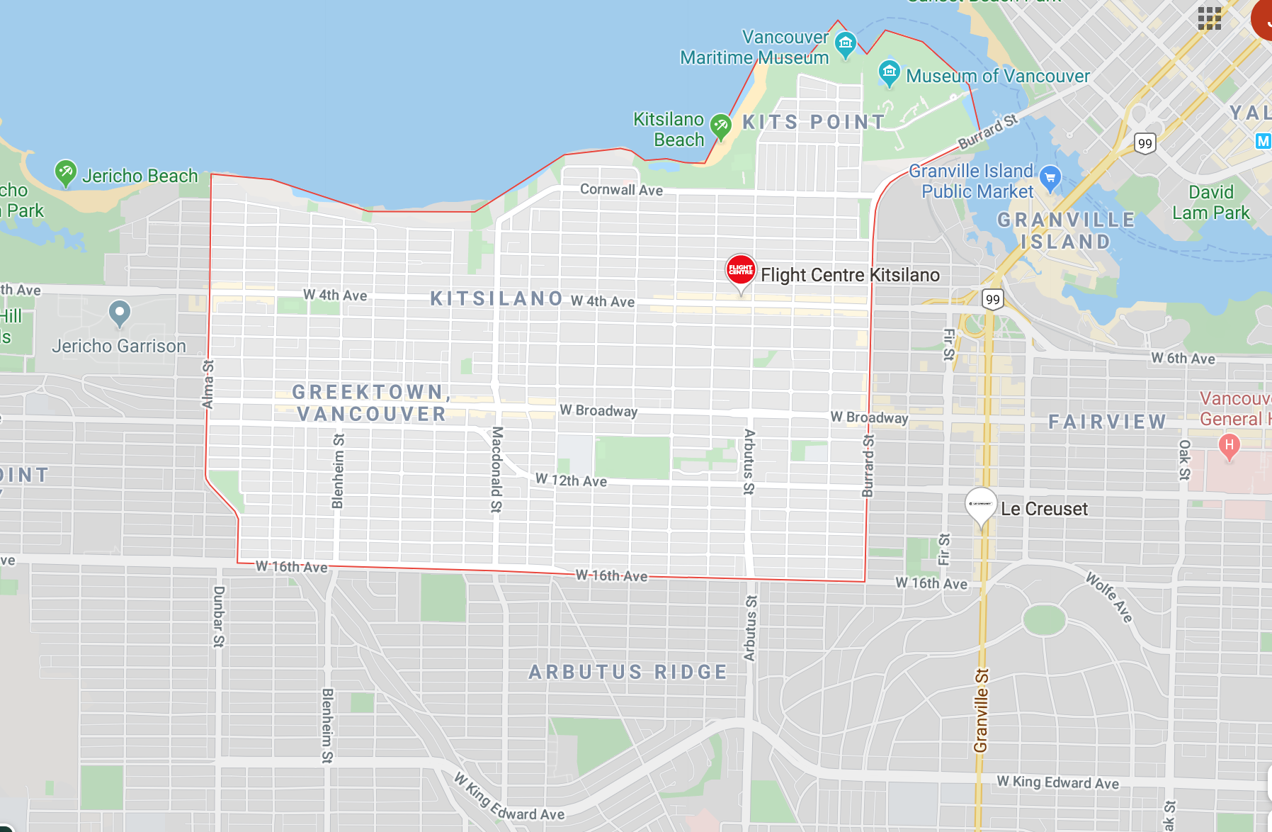   CLICK FOR INTERACTIVE MAP OF KITSILANO, VANCOUVER   