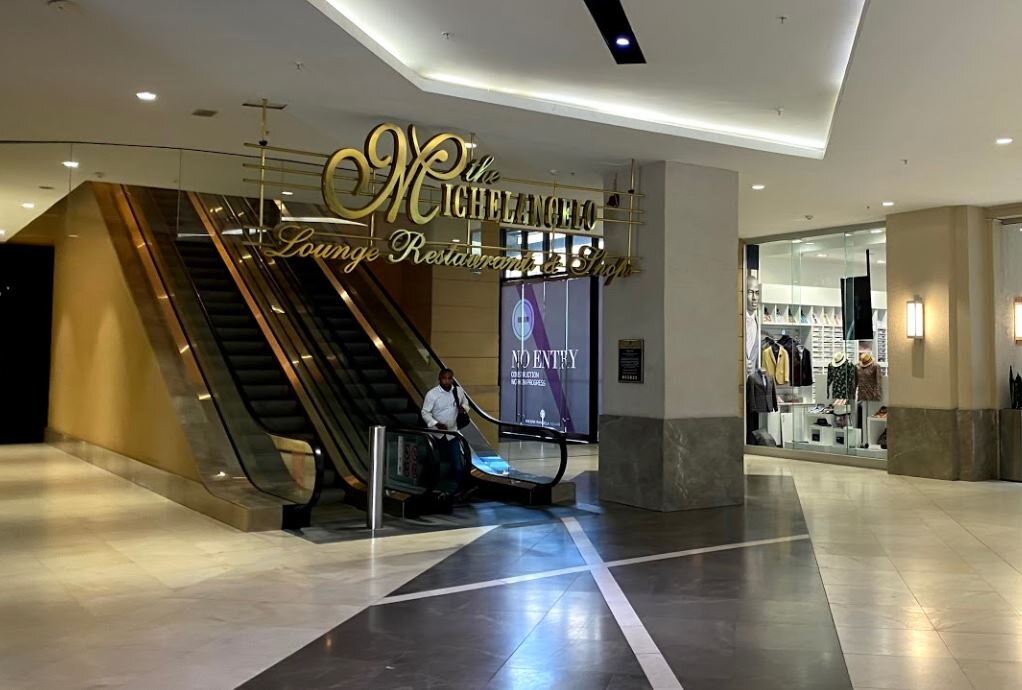 Michelangelo Towers Mall Entrance. Photo: Lee Rivett