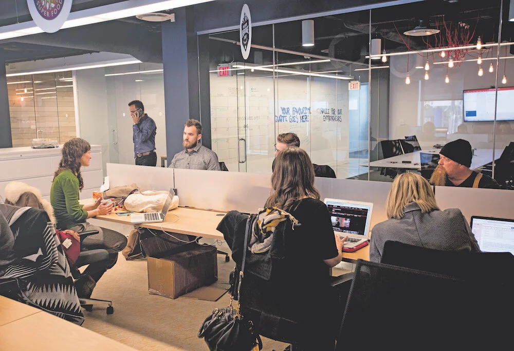 inside the District Ventures Accelerator office. photo: district ventures
