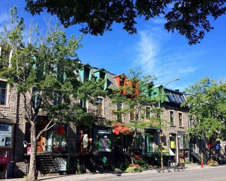 saint denis street, montreal. photo: quebec original