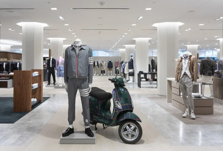 Fourth level men’s floor which opened last spring. Photo: Holt Renfrew
