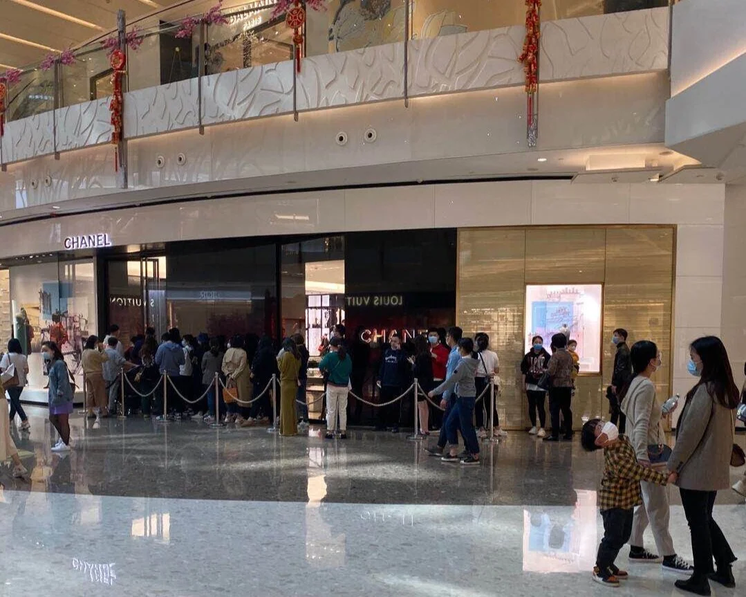 IFC Mall in shanghai on March 21, 2020. photo: Savills China