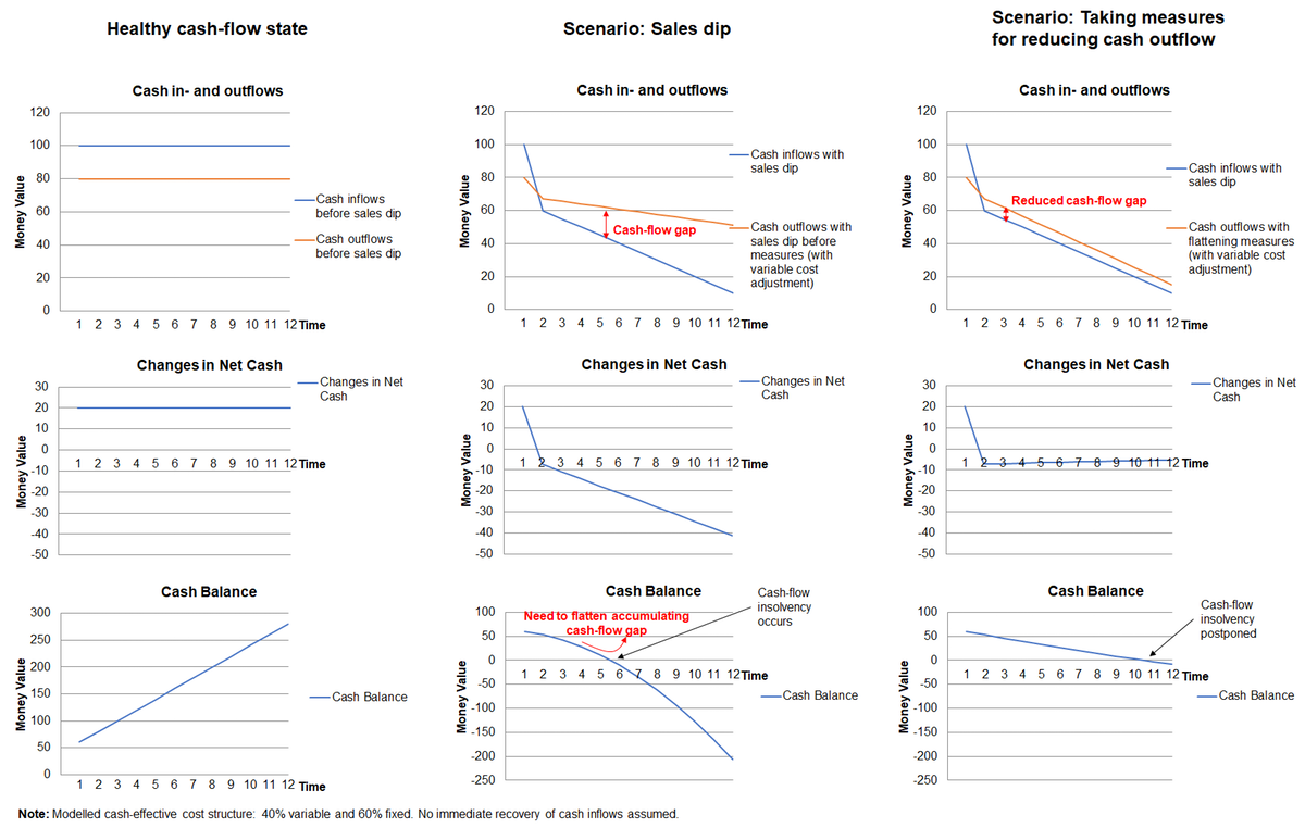 Cash flow scenarios. image: Matthäus Tekathen