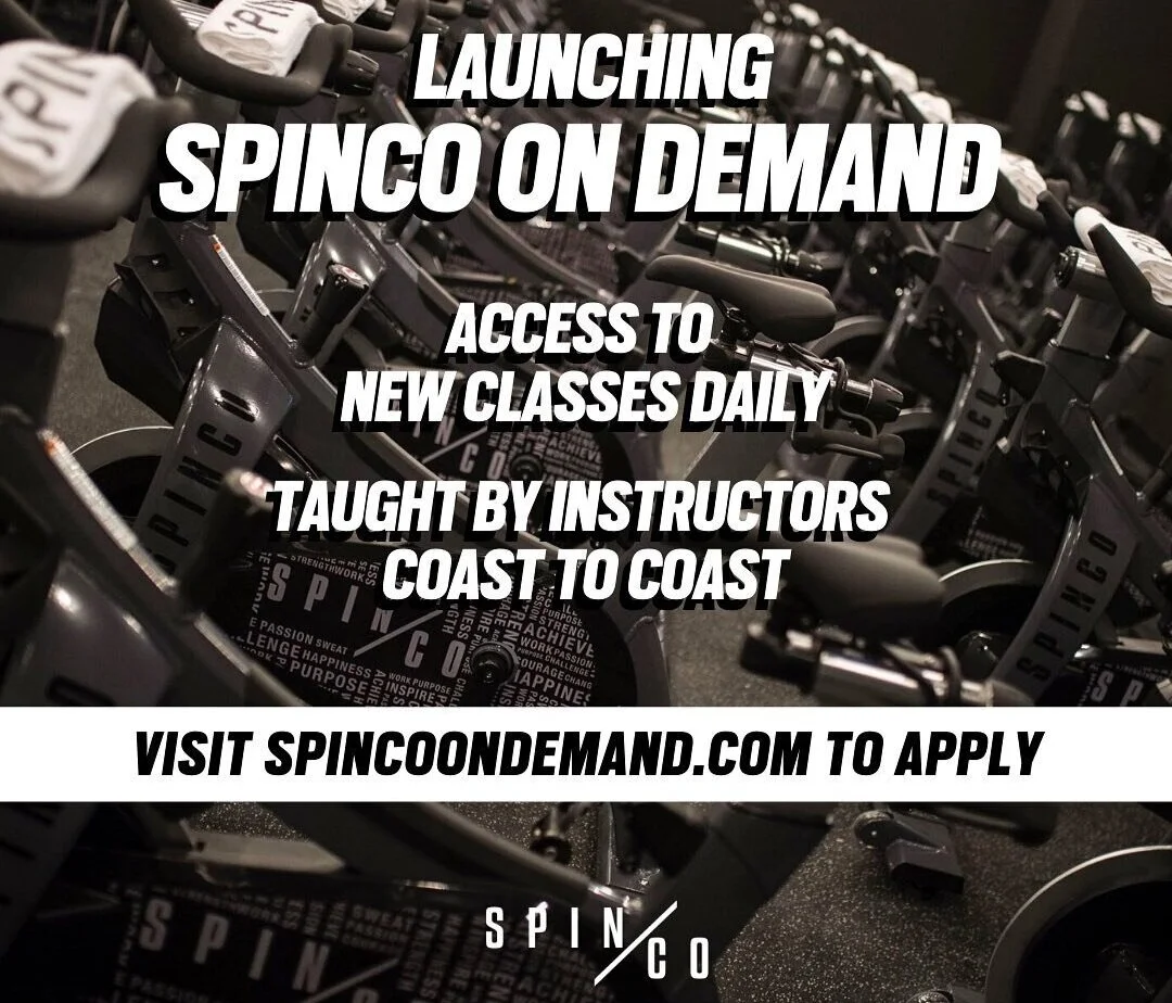 spin studio spinco have developed an on demand service so its members can attend virtual spin classes. image: spinco facebook