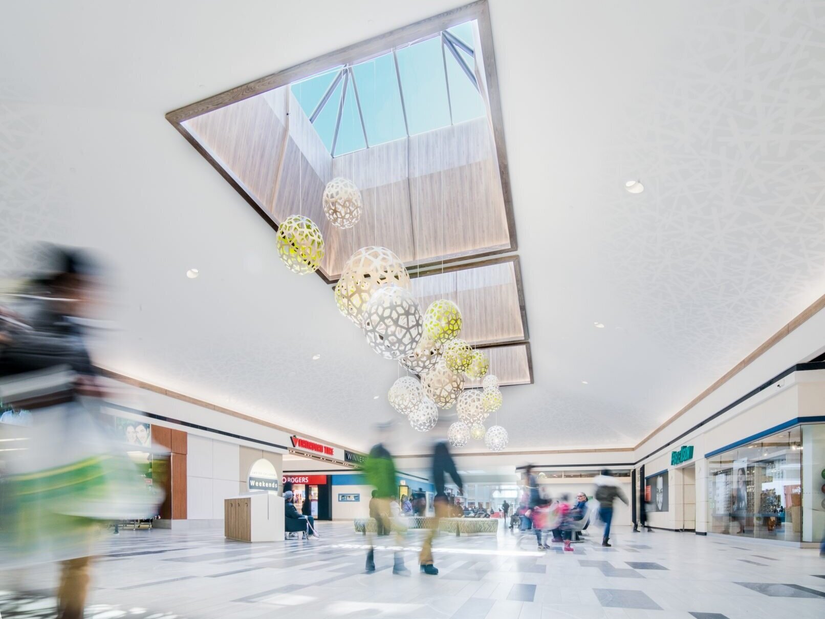 ruscio studio design in The Garden city shopping centre. photos: ruscio studio