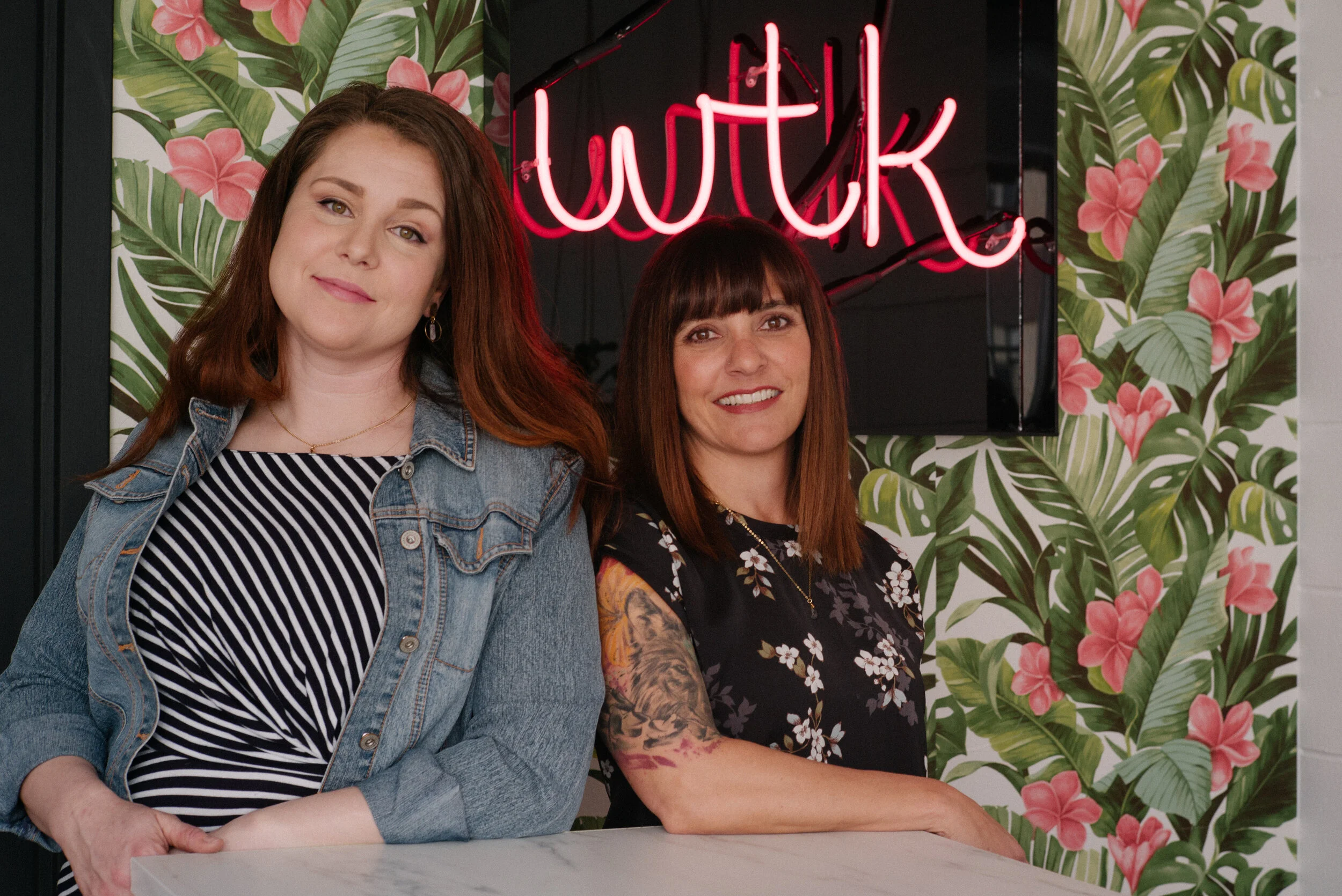 emily (left) and brigette (right). photo: wild tea kombucha