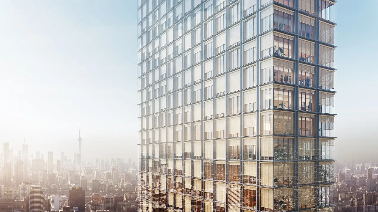   LOOKING SOUTHWEST TO 1200 BAY ST. PHOTOS: HERZOG &amp; DE MEURON  