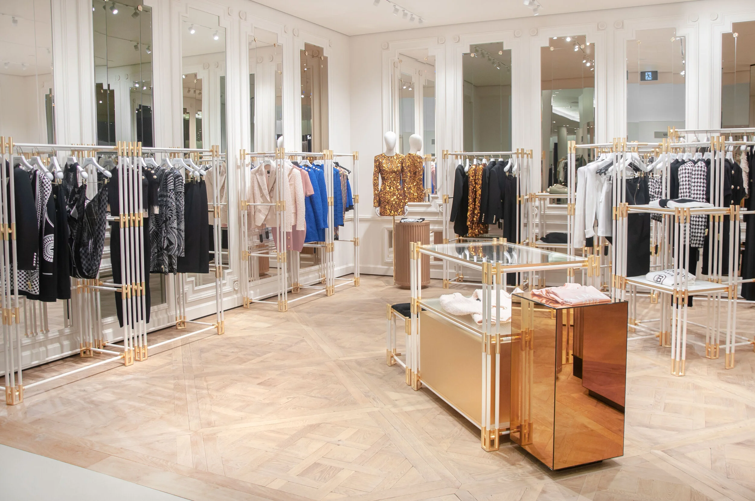   INTERIOR OF NEW BALMAIN BOUTIQUE AT YORKDALE SHOPPING CENTRE. PHOTO: AMACHRIS CORPORATION  