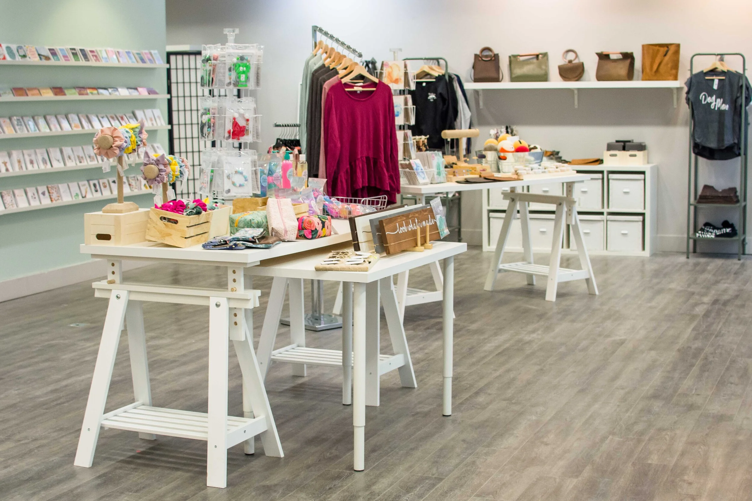 PHOTO OF ARRAY OF PRODUCTS AVAILABLE AT COLLAB. PHOTO: COLLAB