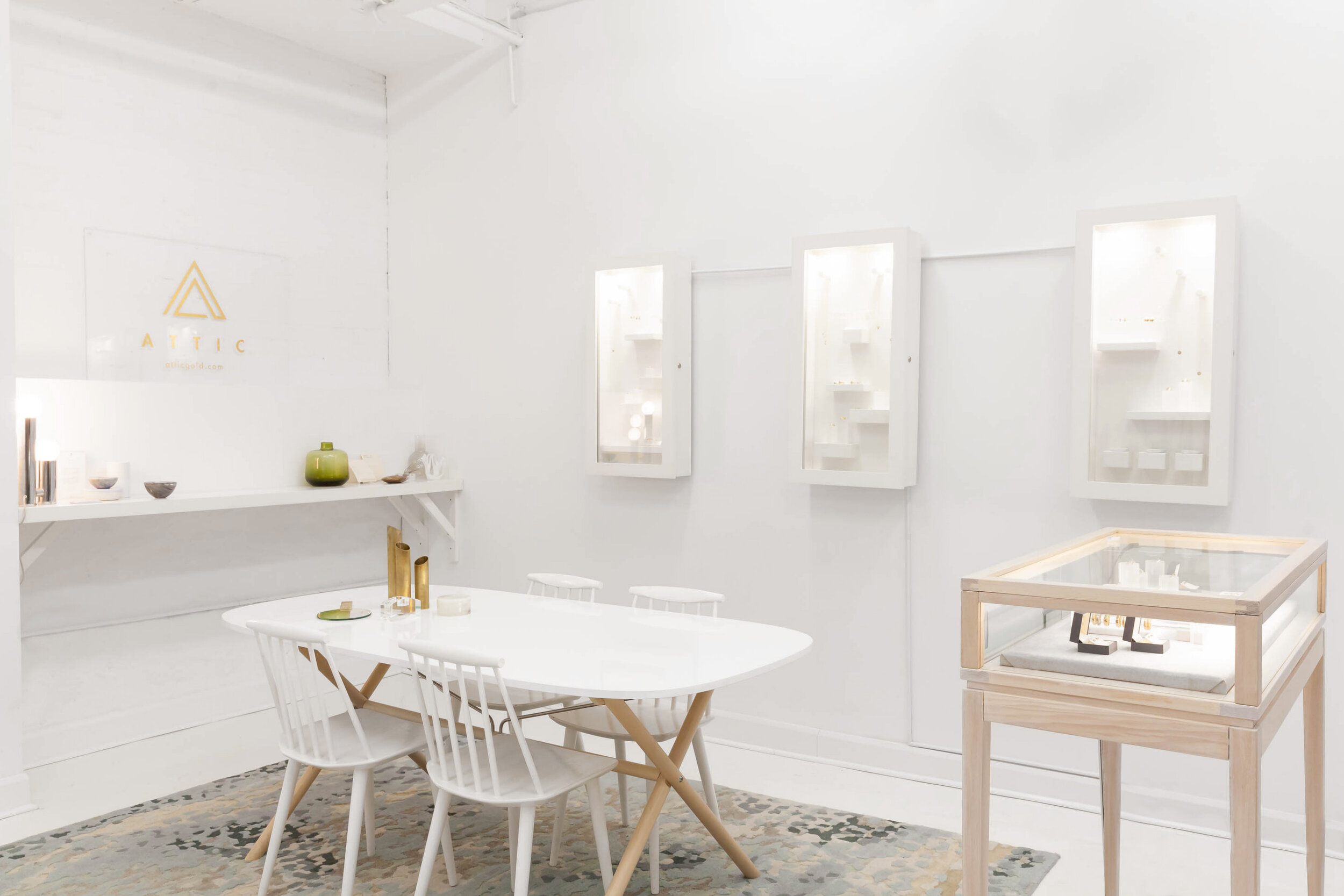 INTERIOR OF ATTIC SHOWROOM AND STUDIO. PHOTO: ATTIC