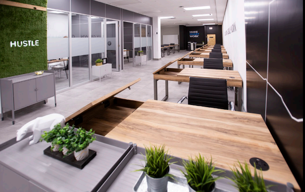 interior of lauft coworking space. photo: lauft