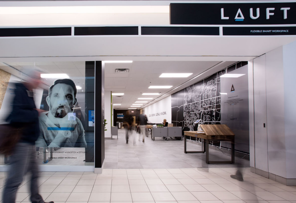 exterior of lauft coworking space. photo: lauft