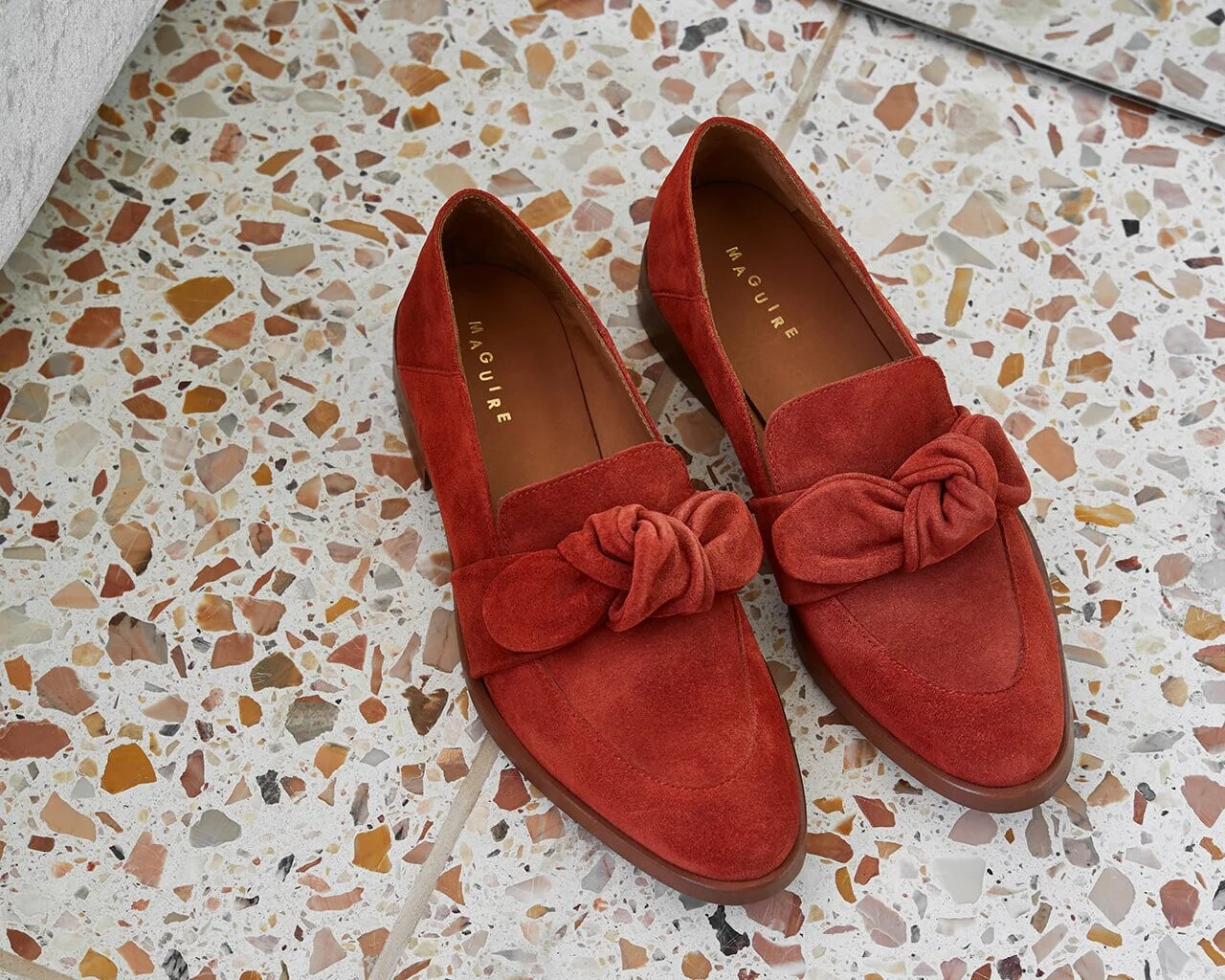 CLOSE UP OF MAGUIRE SHOES. PHOTO: NIAMH BARRY PHOTOGRAPHY