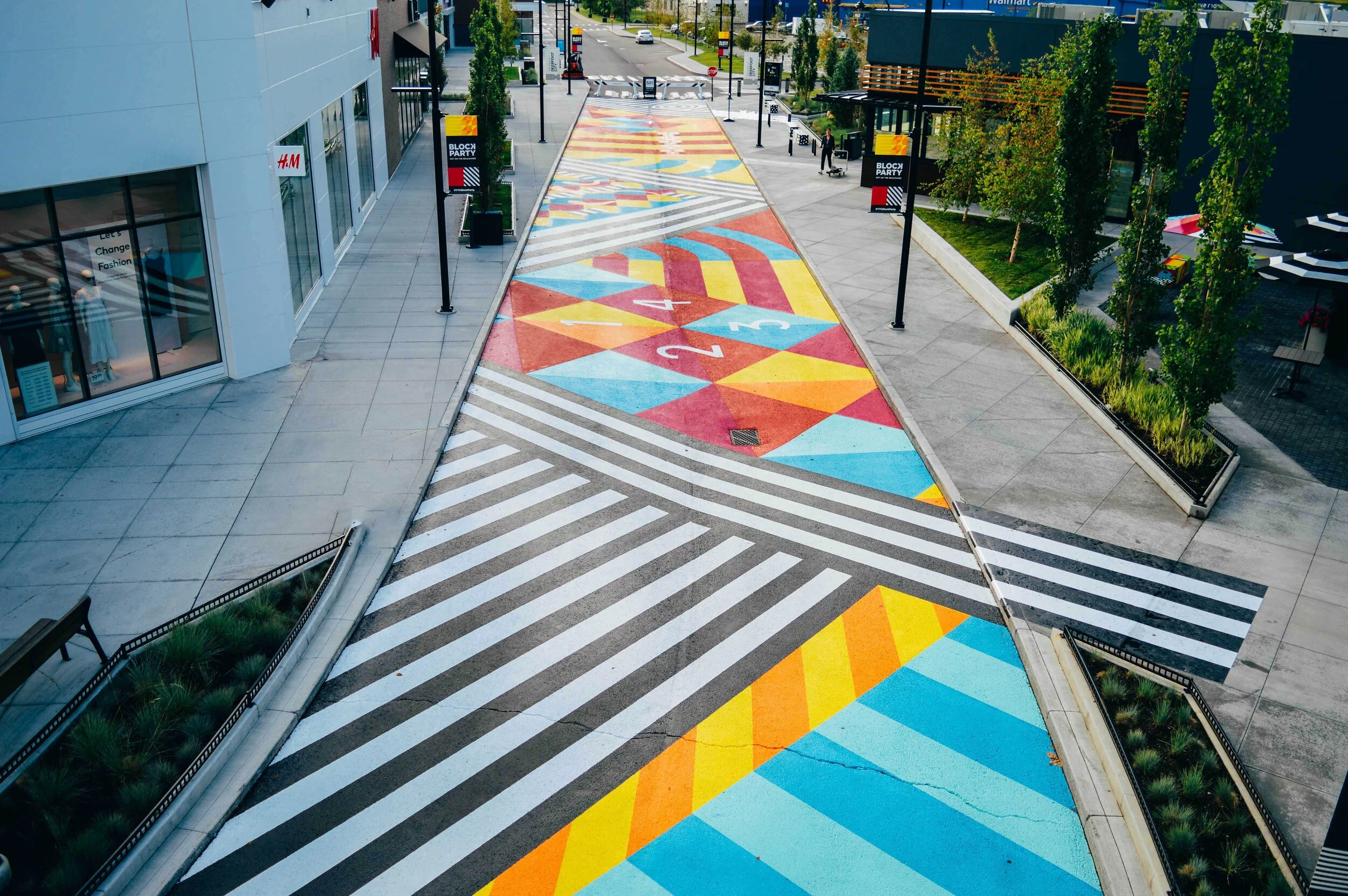 InstagramWorthy 200Ft Outdoor Art Installation Drives Foot Traffic at Deerfoot City in Calgary