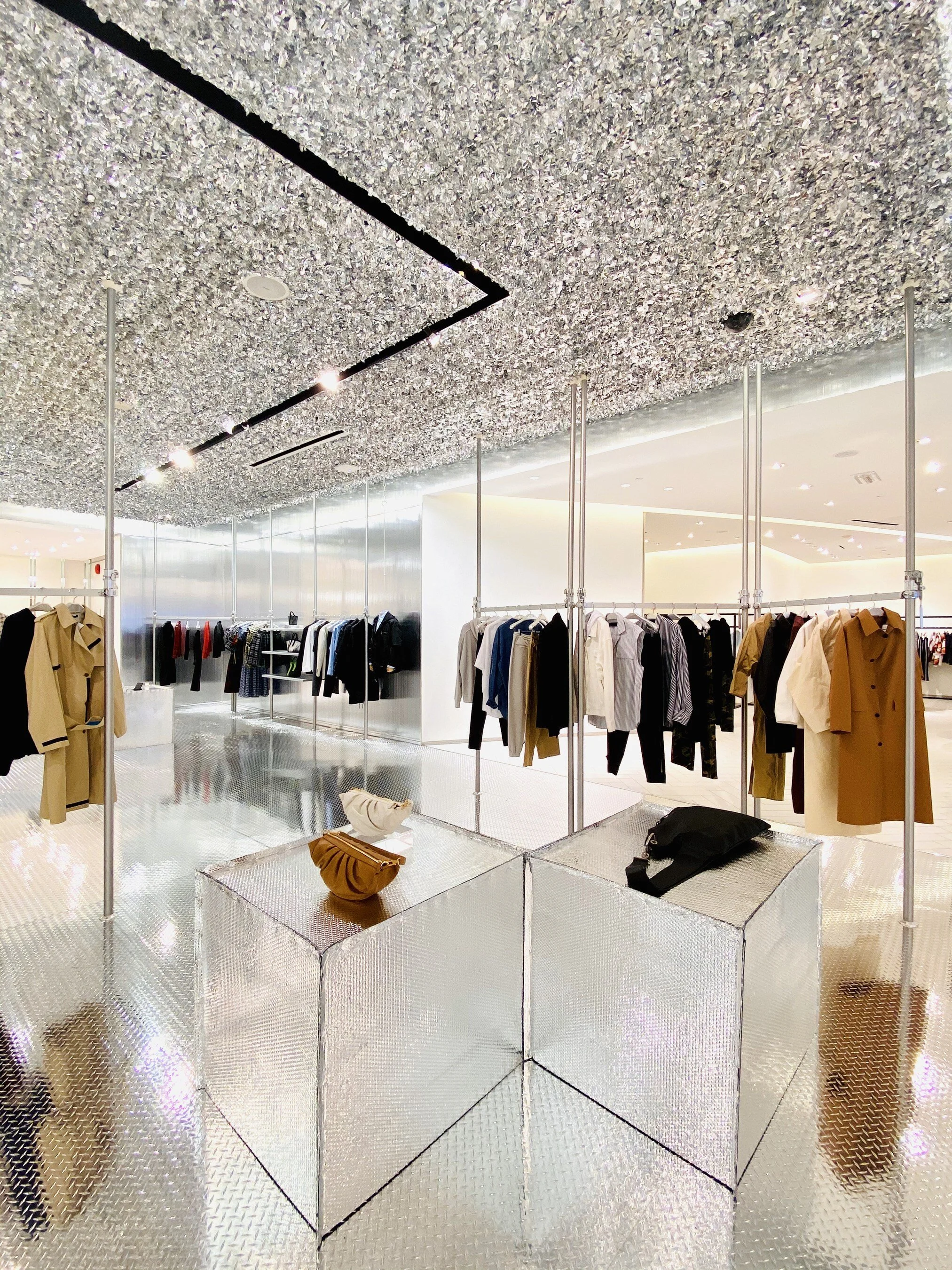 IMAGE OF THE ROOM IN VANCOUVER’S HUDSON’S BAY showcasing the intentional clinical design. PHOTOS: HUDSON’S BAY