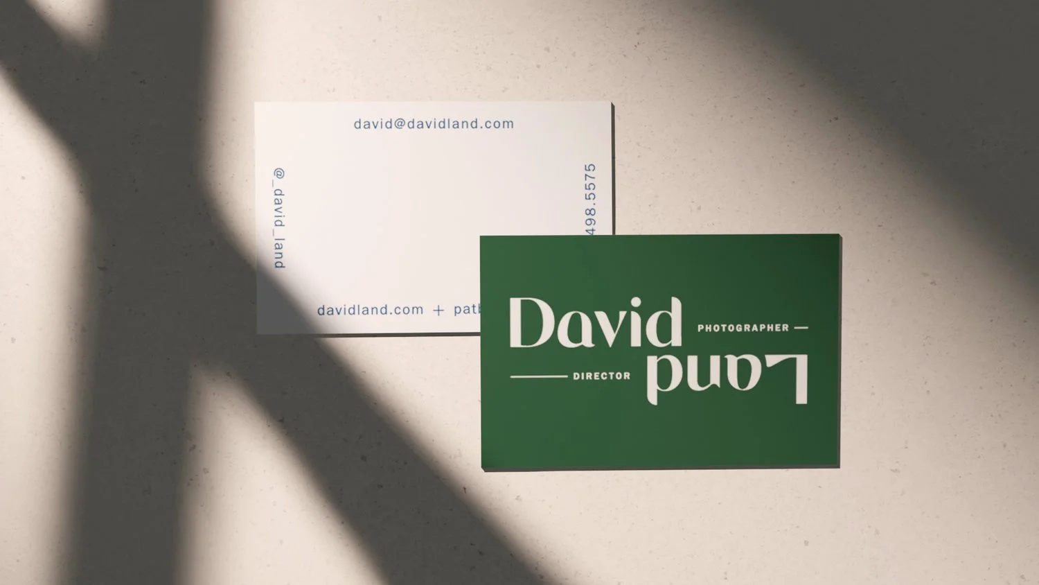  #220 Flo Lettra paper with white foil logo printed with Print Shop 