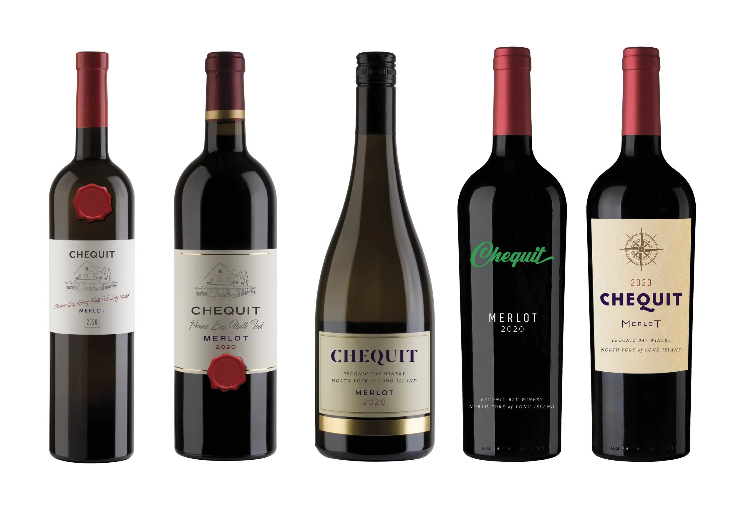 White label wine branding for legacy Shelter Island hotel.