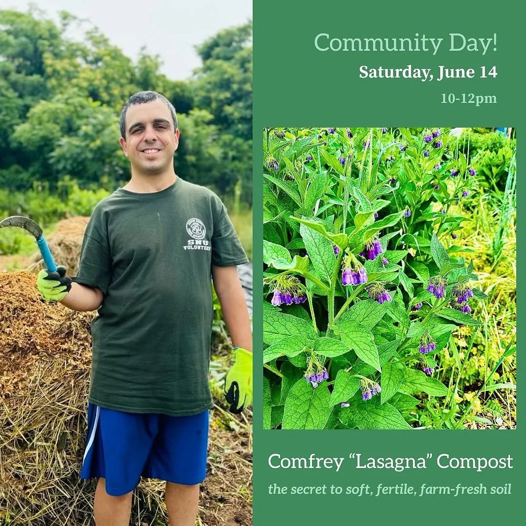 Come get your hands dirty and your heart full!🌿

This Saturday from 10AM&ndash;12PM, we&rsquo;re hosting Community Day at Orkestai Farm&mdash;a beautiful way to learn, connect, and grow together while basking in the beauty of nature.

Join us this w