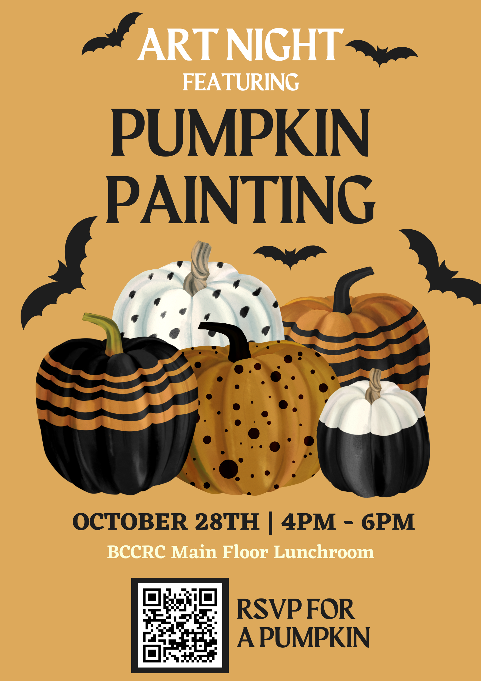 GrasPods Art Night: Pumpkin Painting
