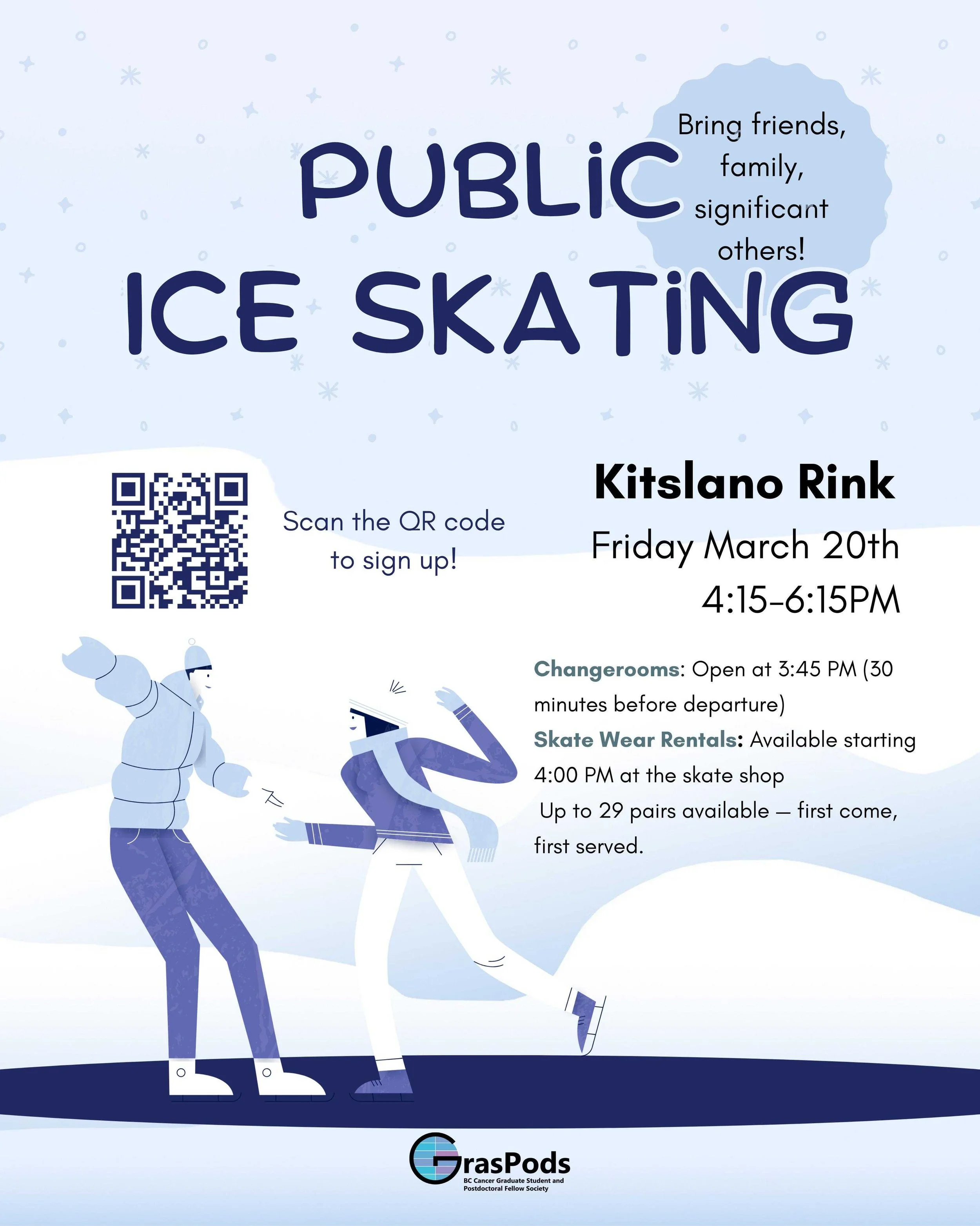 GrasPods Ice Skating @ Kitsilano Rink