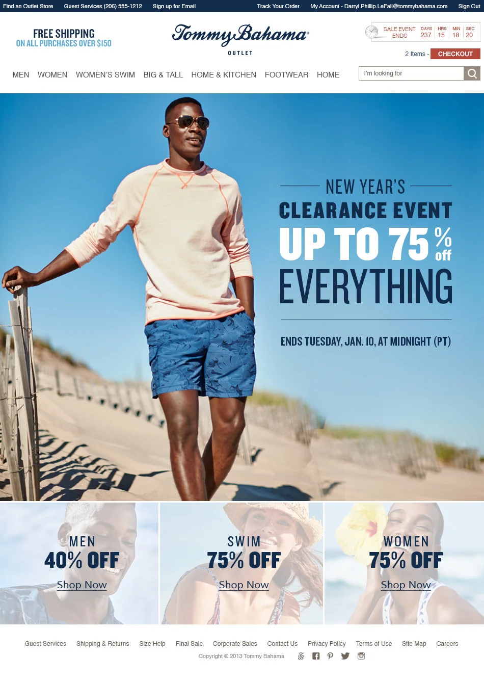 tommy bahama online outlet