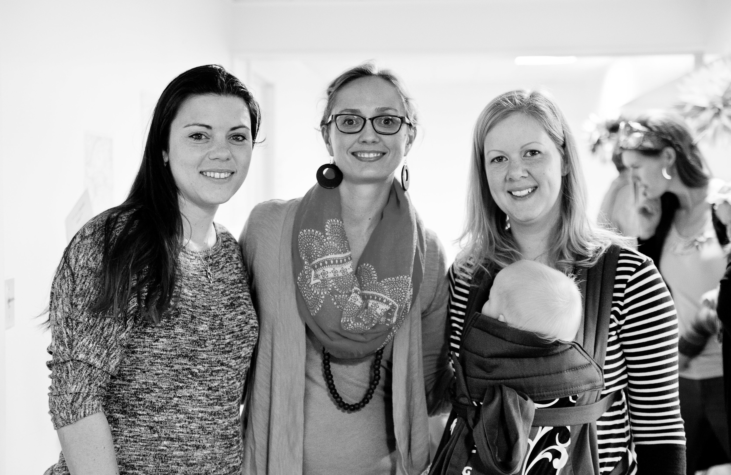Michelle, Dinah, and Rachel (Coral making a small appearance). These ladies are such an encouragement to me! Dinah also wore all six of the colors of the South Africa flag...and it worked, too! I wish I had thought of it!