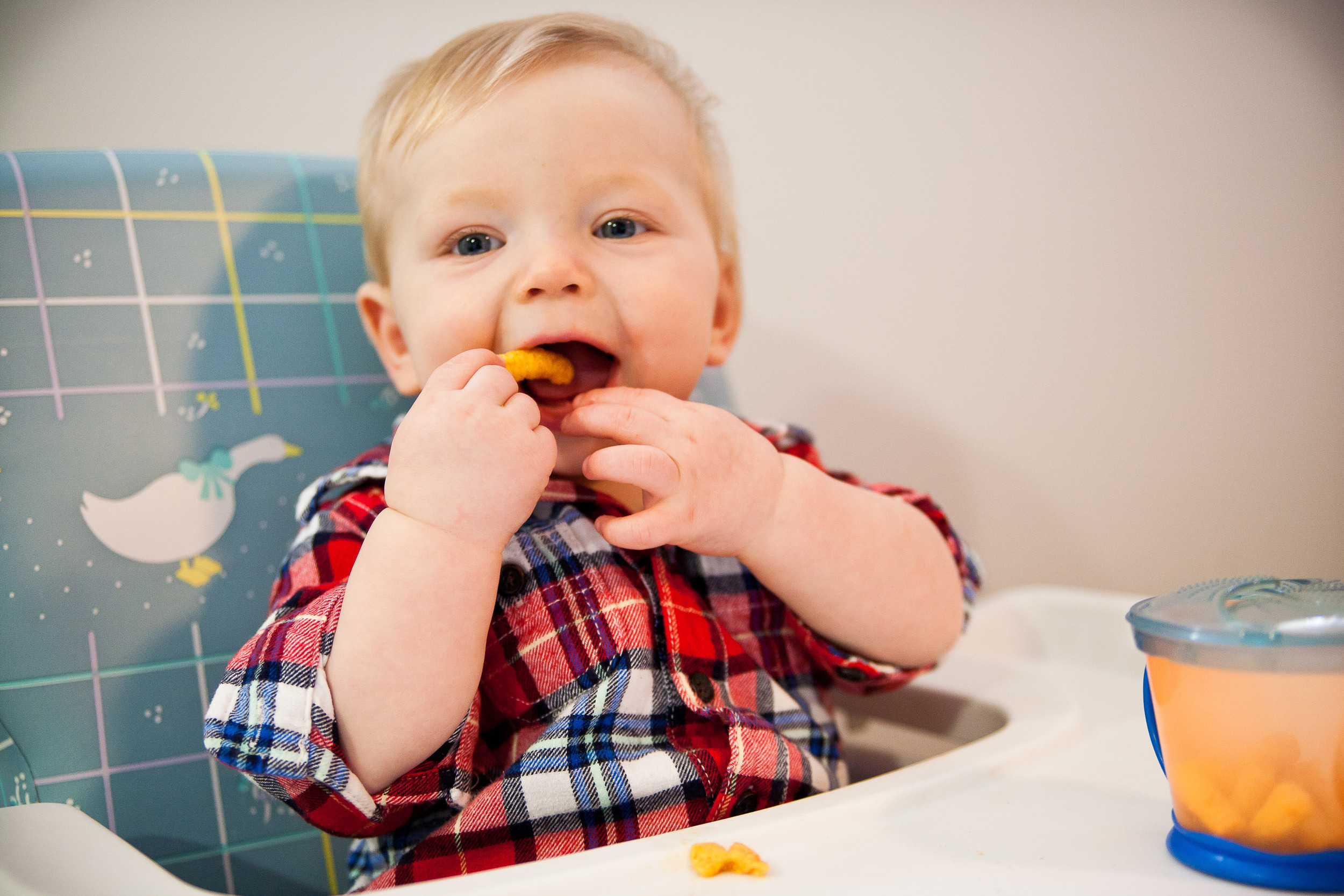 I had to include this one because, come on! Wyatt is so super cute! He had a blast at the shower, too.