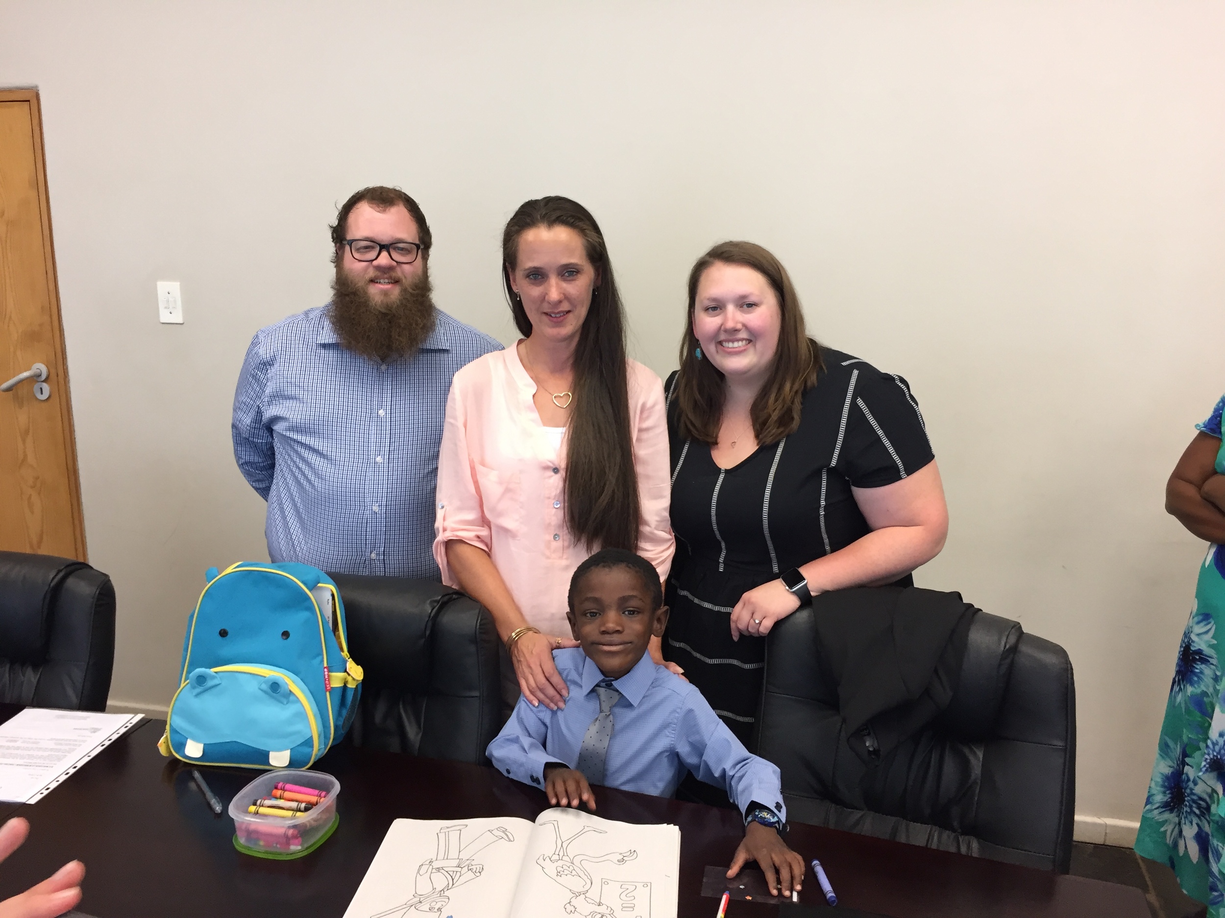 Mommy Tahiyya (center) has been instrumental in raising our son. She is an incredible woman who loves the many children in her care.