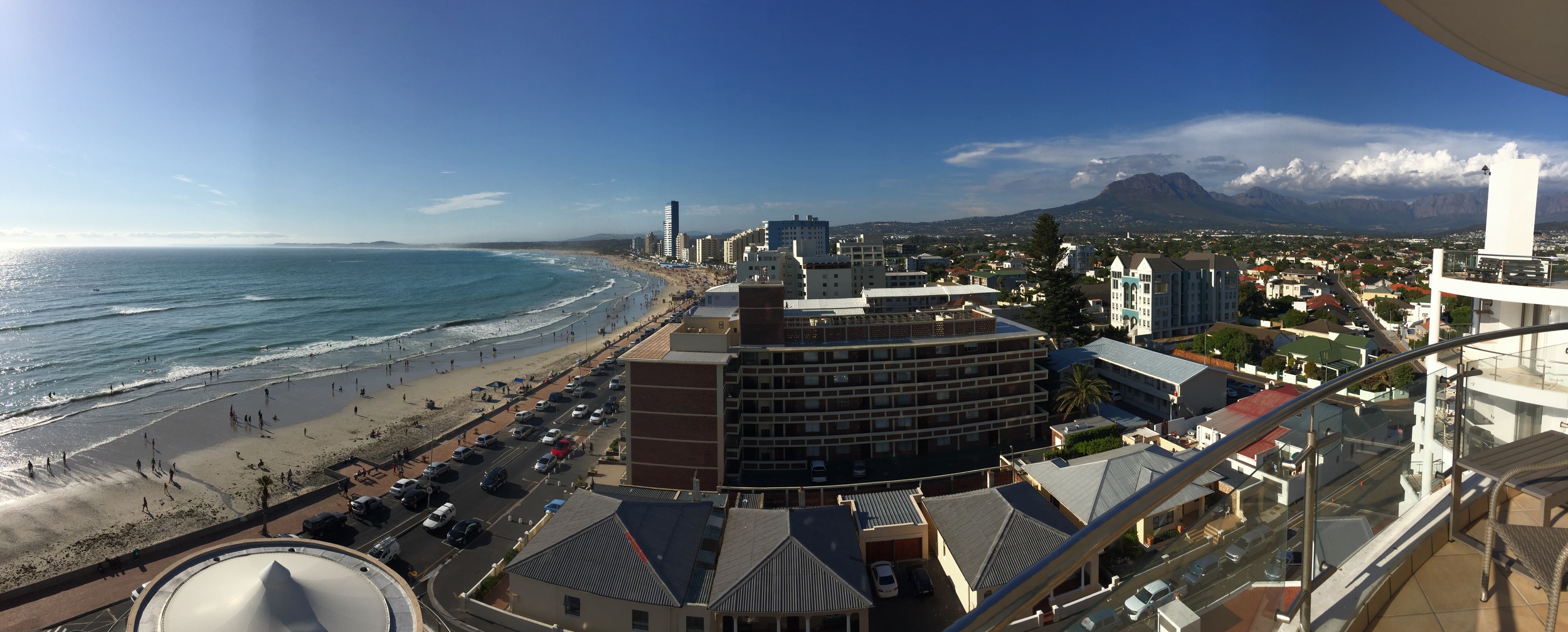 The gorgeous view from our balcony