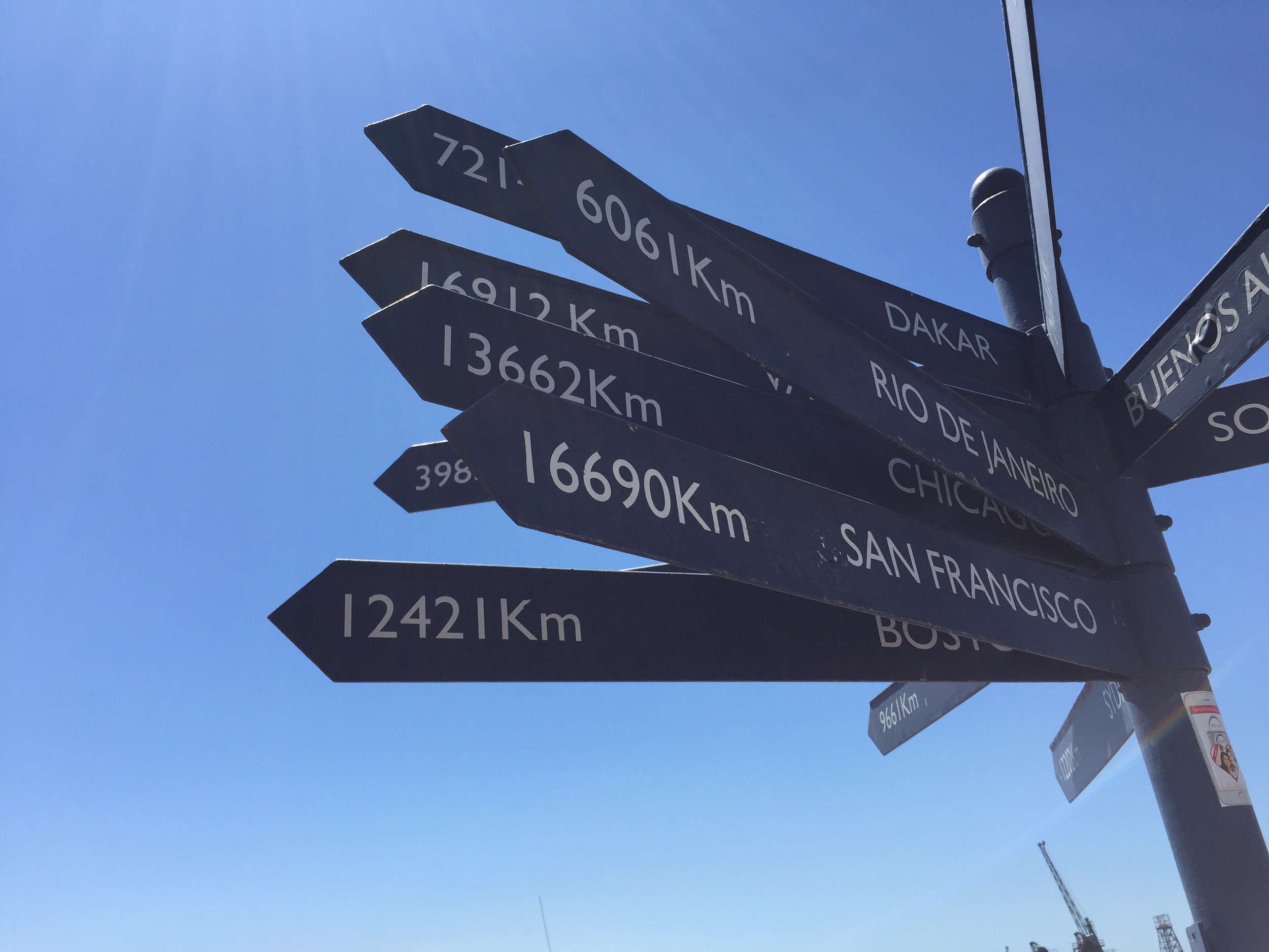Chicago is only 13,662Km away.