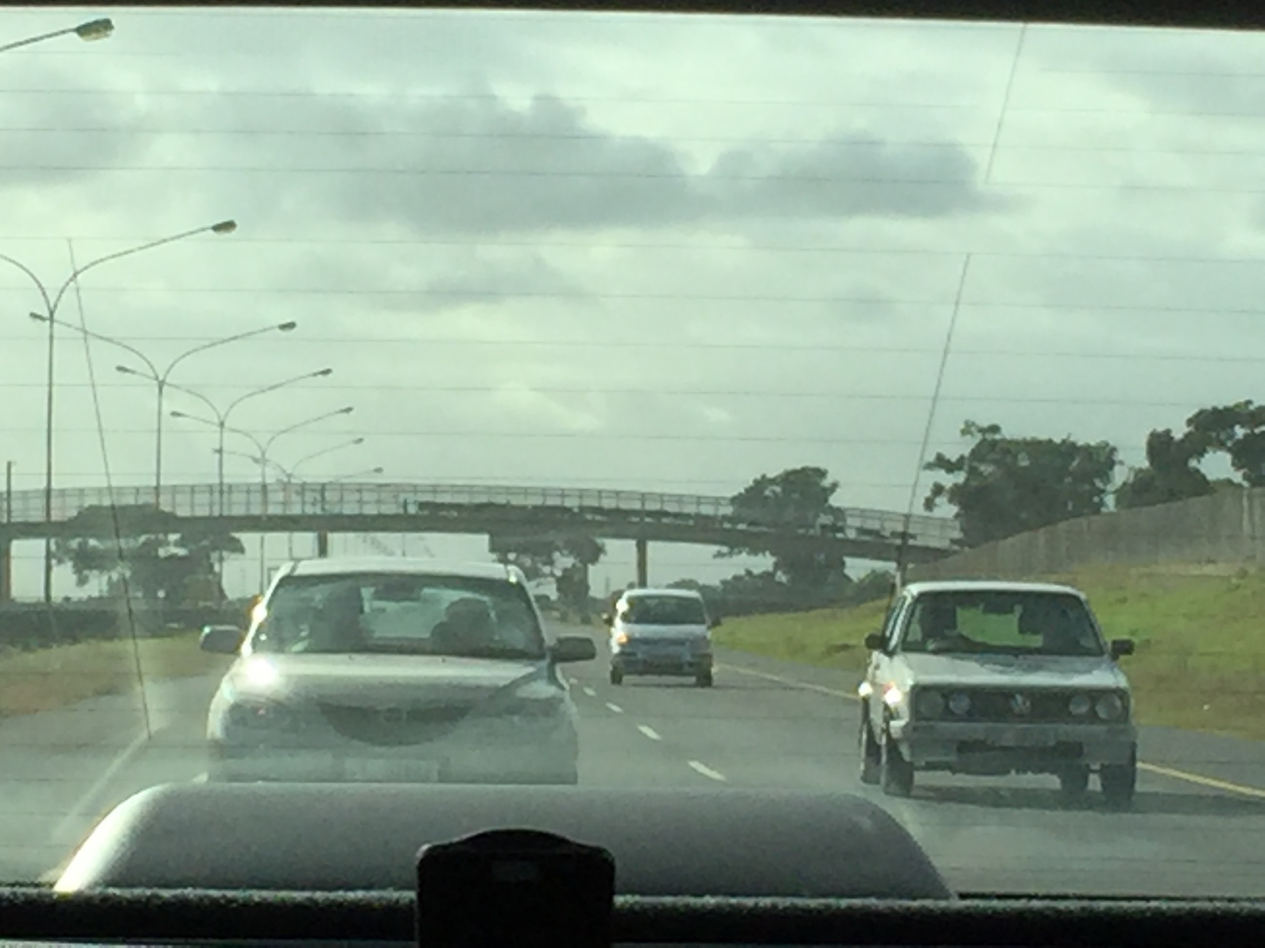 While driving in, we drove under a bridge. Not a foot bridge, but a hoof bridge. Someone was using the bridge to get their herd of cattle over the highway. It was pretty crazy.