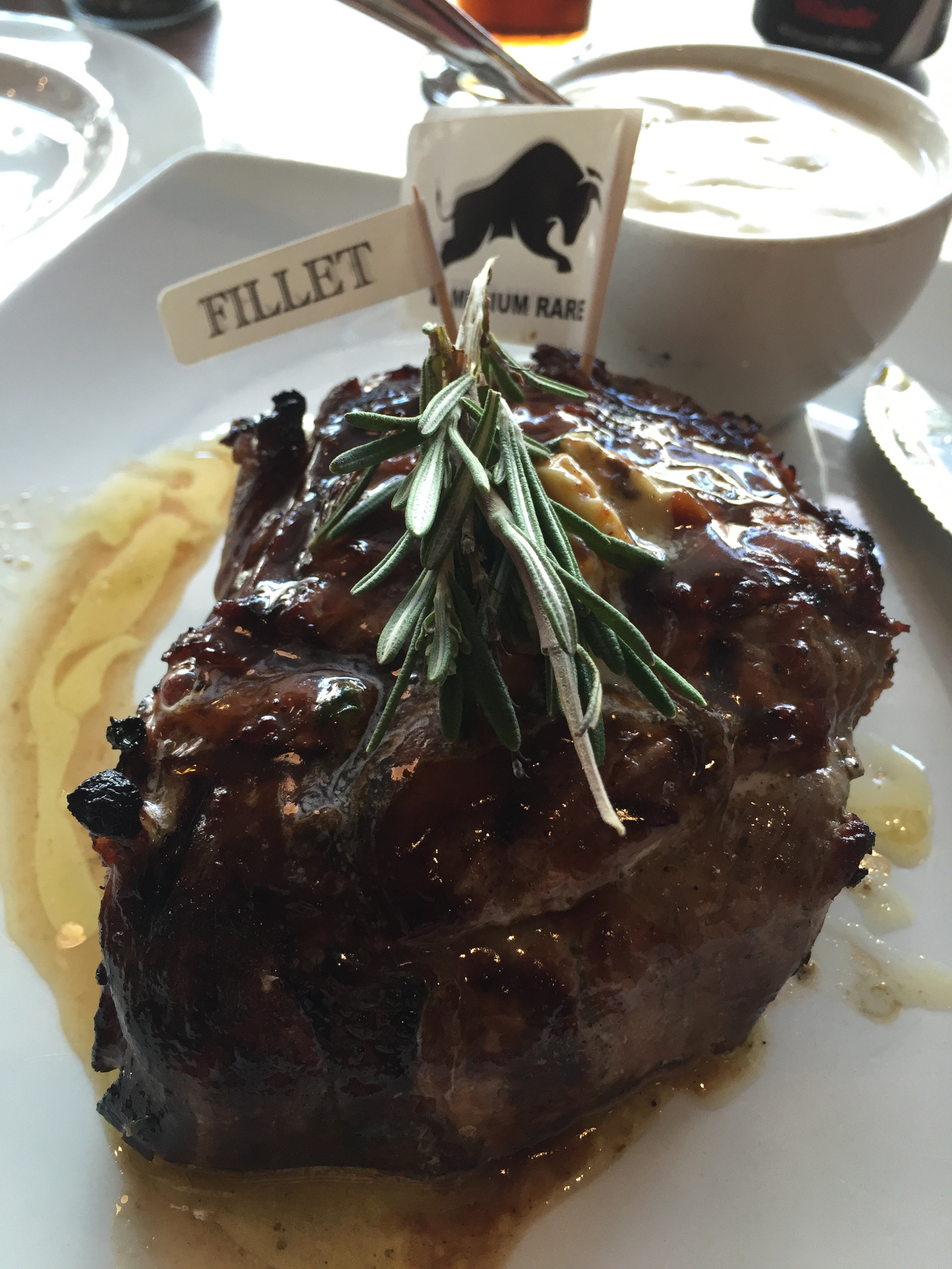 My delicious, tasty steak.